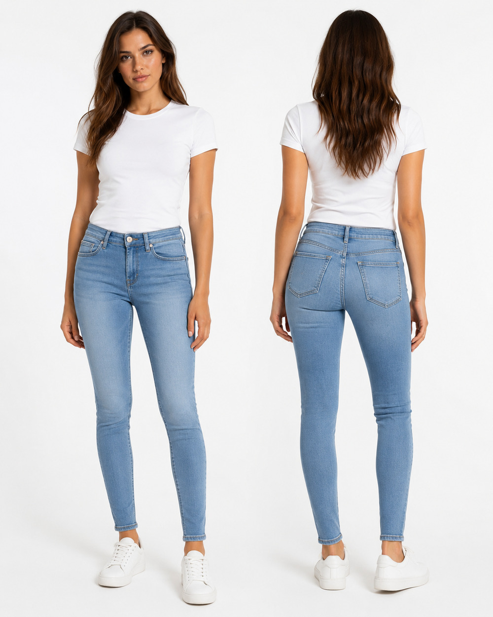 Light Wash Skinny Jeans — Size 1 / XS — New with Tags
